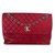 Chanel Classique Cuir Rouge  ref.108336