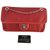 Chanel Classique Cuir Rouge  ref.108343