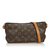 Louis Vuitton Monogram Trotteur Brown Leather Cloth  ref.108354