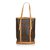 Louis Vuitton Monogram Bucket GM Brown Leather Cloth  ref.108370