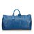 Louis Vuitton Epi Keepall 55 Blu Pelle  ref.108381