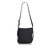 Fendi Zucchino Canvas Shoulder Bag Black Leather Cloth Cloth  ref.108384