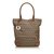 Fendi Zucca Jacquard Tote Bag Brown Beige Leather Cloth  ref.108389