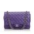 Timeless Chanel Bolso con solapa forrado en piel de cordero de Maxi clásico Púrpura Cuero  ref.108416