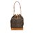 Louis Vuitton Monogram Noe Brown Leather Cloth  ref.108428