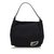 Fendi Cotton Shoulder Bag Black Leather Cloth  ref.108438