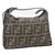 Fendi Zucca Hand Bag Brown Cloth  ref.108465
