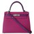 Hermès Bolso de hermes kelly 28 Sellier Rosa Púrpura Cuero  ref.108484