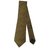 Hermès Preciosa corbata HERMES en negro con motivos geométricos de seda., ¡Nueva condición! Dorado  ref.108586