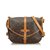 Louis Vuitton Monogram Saumur 30 Brown Leather Cloth  ref.108623