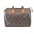 Louis Vuitton Speedy 25 Brown Cloth  ref.108866