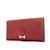 Hermès Bearn Classic Red Exotic leather  ref.108876