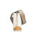 Louis Vuitton Boitier de bouteille Damier Geant Cuir Toile Tissu Blanc Multicolore  ref.108994