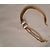 collier ras de cou inconnue en métal doré et nacre - vue 5