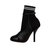 Fendi boots heels. Black Leather  ref.109014