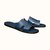 Hermès IZMIR SANDAL (ALLIGATOR) BLEU DE MALTE N.43 Blue Exotic leather  ref.109261