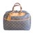 Louis Vuitton Deauville Brown Leather Cloth  ref.109408