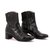 Hermès Bottines / Low Boots Cuir Noir  ref.109471