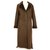 Balmain Coat Brown Polyester  ref.109483