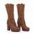 Yves Saint Laurent boots Brown Leather  ref.109493
