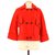 Comptoir Des Cotonniers Manteau Laine Rouge  ref.109582