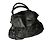 Borsa in pelle nera Aridza Bross Nero