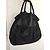 Borsa in pelle nera Aridza Bross Nero - vista 5