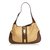 Gucci Jackie Canvas Shoulder Bag Brown Light brown Dark brown Leather Cloth Cloth  ref.109887
