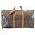 Louis Vuitton Keepall 50 Marrom Lona  ref.110002