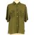 Max Mara Shirt Dark green Silk  ref.110108