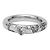 Anello Repossi "Love" in platino e diamanti.