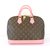 Louis Vuitton ALMA MONOGRAM Pink Leather Cloth  ref.110461