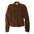 Yves Saint Laurent YSL leather jacket Caramel  ref.110497