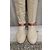 Studio Pollini canvas and leather boots in mint condition Beige - view 5