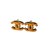 Chanel CC Ohrringe Orange Metall  ref.110796
