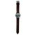 Reloj de cronómetro sextante Breitling Marrón oscuro Cuero  ref.110827