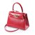 Hermès Kelly 20 Mini Sellier Roja Cuero  ref.111104