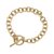 Hermès bracelet round links yellow gold. White gold  ref.111178