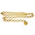Chanel cinturón Dorado Metal  ref.82162