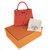 Hermès Superb Hermes Kelly 25 Togo red leather , PHW, in excellent condition with plastics!  ref.111206