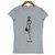 T-Shirt Céline Grigio T-Shirt S SMALL Cotone Elastan  ref.111470