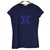 Camiseta Céline Azul Camiseta Talla M MEDIO Algodón Elastano  ref.111474