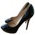 Jimmy Choo Preto Couro  ref.111753