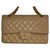 Classique Chanel Timeless Cuir Beige  ref.111755