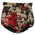 Dolce & Gabbana Pantalones calientes florales Multicolor Algodón  ref.111917