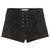 Isabel Marant Etoile Mini-shorts Suede Noir  ref.111930