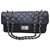 Chanel Reissue Chanel Bag 2.55 Negro Metálico Cuero  ref.111971