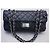 Chanel Reissue Chanel Bag 2.55 Nero Metallico - vista 3