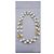 Collana vintage perla Chanel placcata oro D'oro Bianco sporco - vista 7