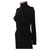 Chanel Dresses Black Wool  ref.112006